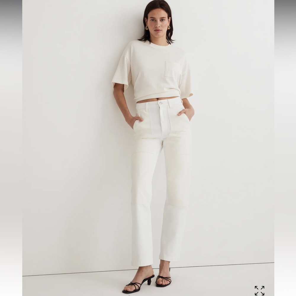 Madewell Perfect Vintage 90’s Inspired Two Tone Jeans